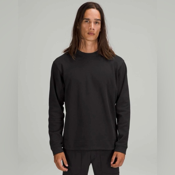 Lululemon~ Men’s French Terry Oversized
Long Sleeve‎ Crew Sweatshirt Size Medium - Picture 1 of 12